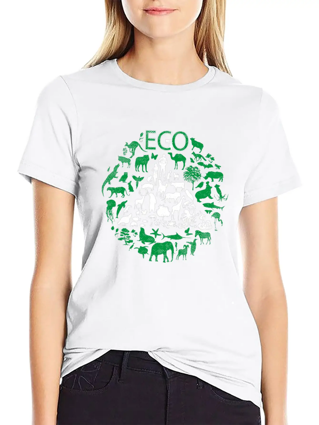 ECO Or EGO - ECONOMIC Or EGOISTIC Unisex Short Sleeve Soft Cotton T-Shirt – Casual Everyday Wear