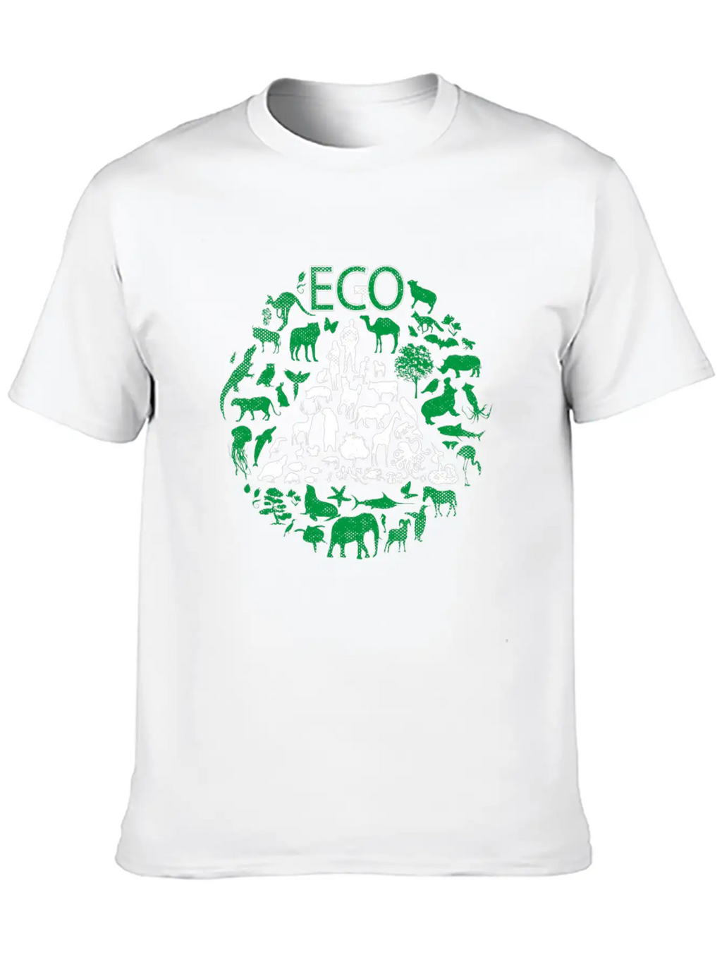 ECO Or EGO - ECONOMIC Or EGOISTIC Unisex Short Sleeve Soft Cotton T-Shirt – Casual Everyday Wear