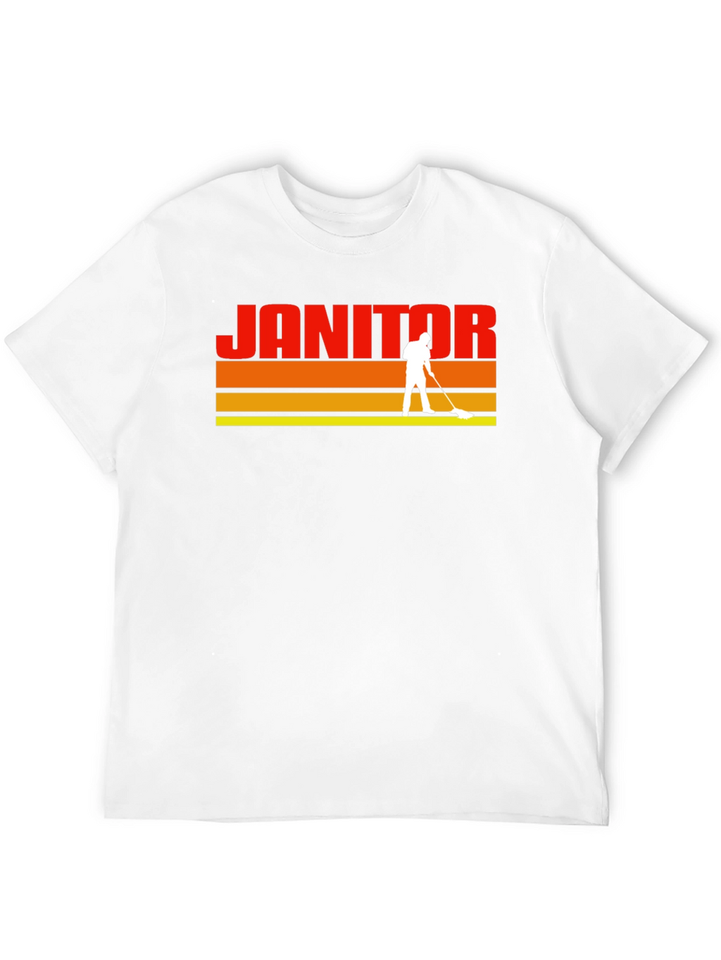 Retro Janitor Graphic T-Shirt