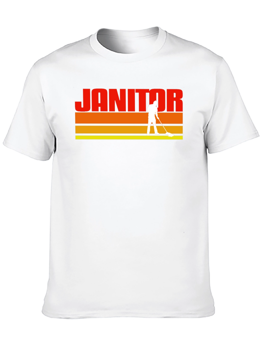 Retro Janitor Graphic T-Shirt