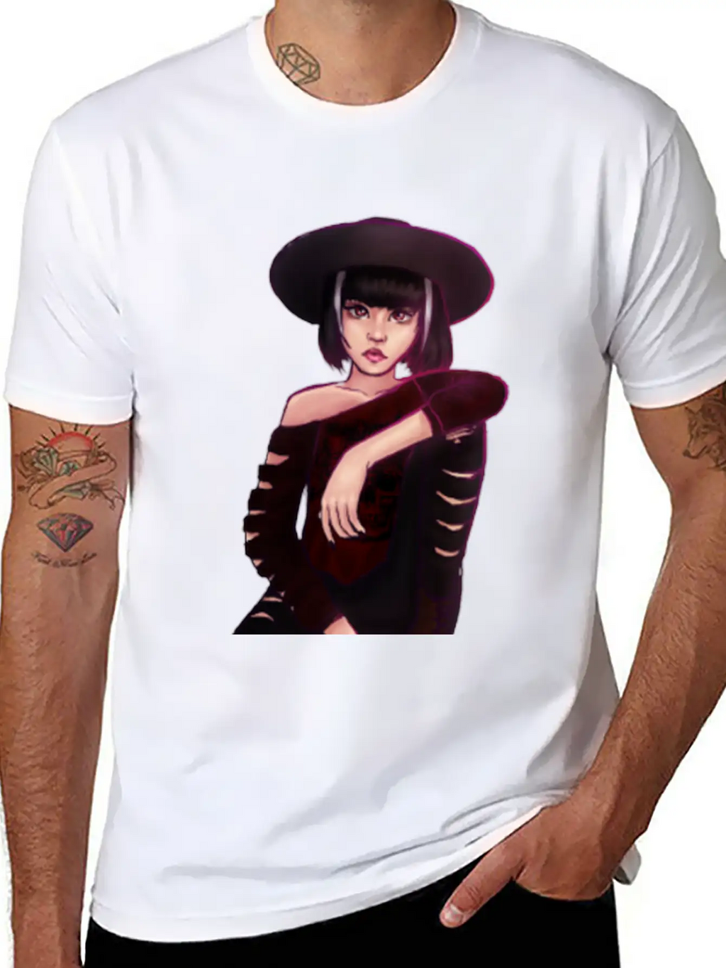 Edgy Pose Classic Fit Graphic Tee For Daily Comfort – Unisex Cotton Shirt