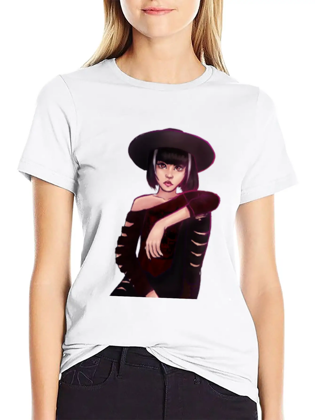 Edgy Pose Classic Fit Graphic Tee For Daily Comfort – Unisex Cotton Shirt