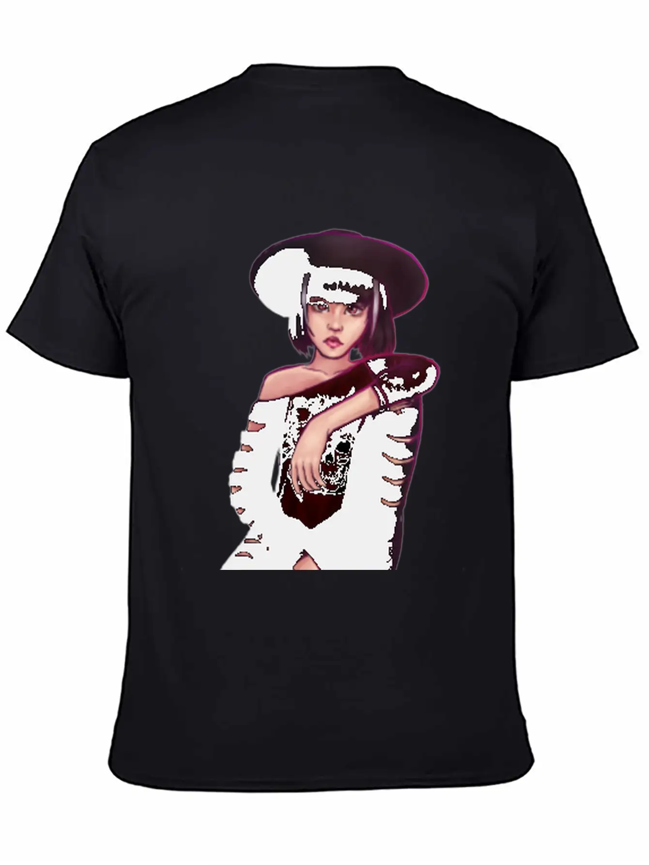 Edgy Pose Classic Fit Graphic Tee For Daily Comfort – Unisex Cotton Shirt