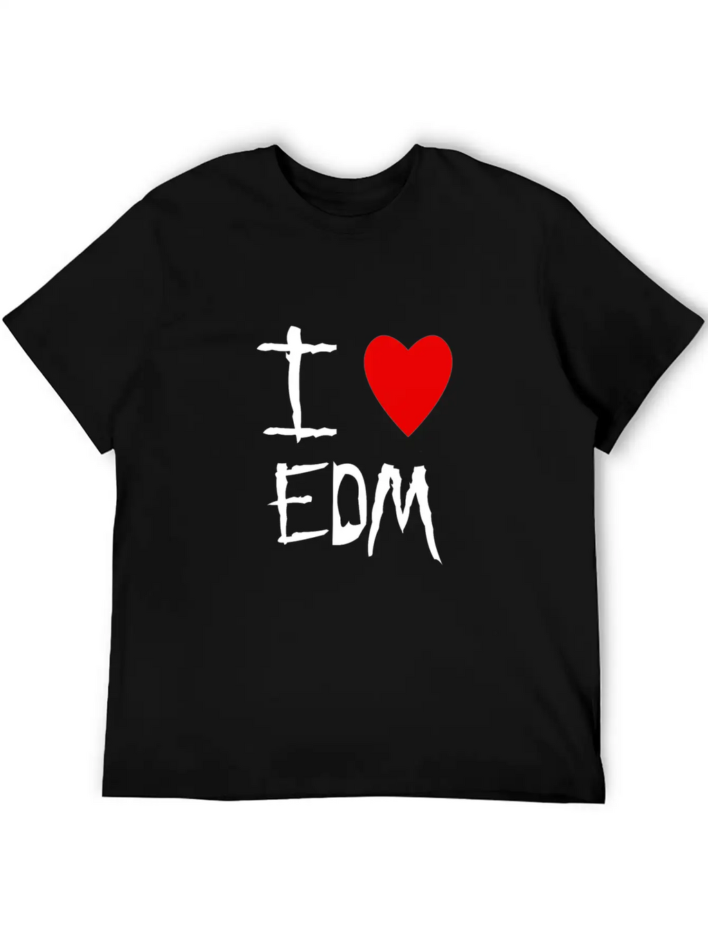 EDM I Love Unisex Casual T-Shirt – Clean Design For Daily Comfort