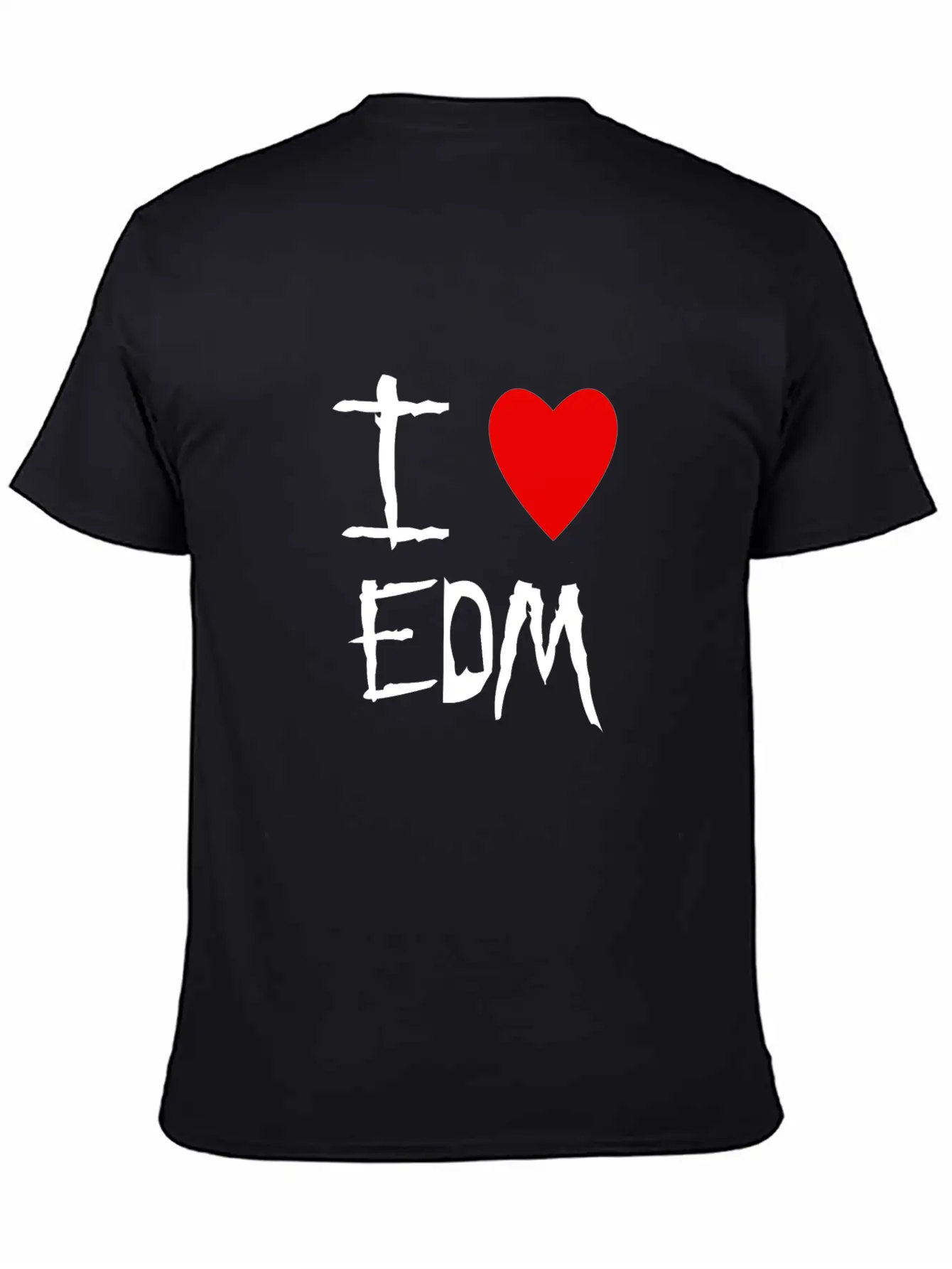 EDM I Love Unisex Casual T-Shirt – Clean Design For Daily Comfort