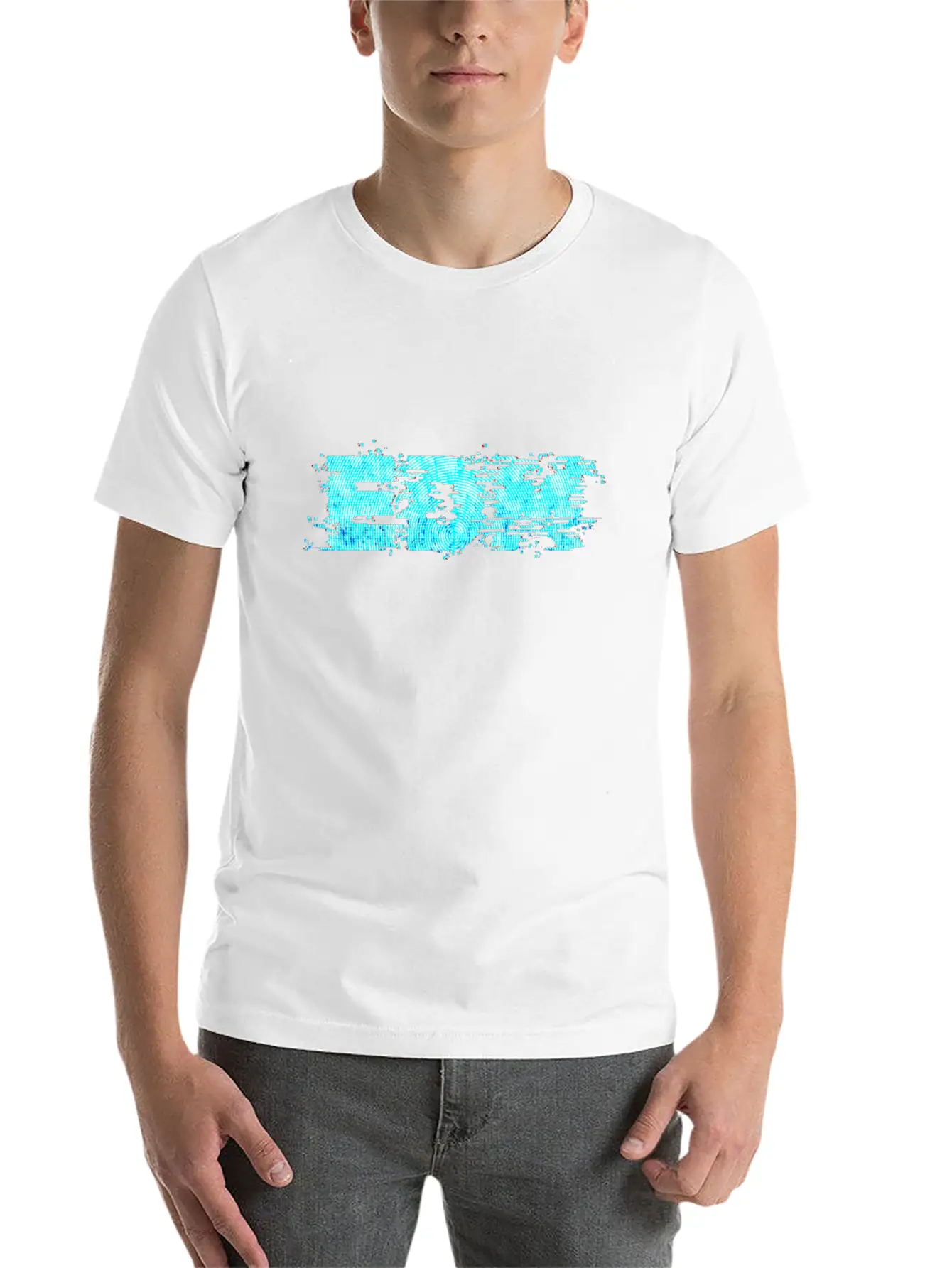 EDM Music Retro Glitch Aesthetics Techno Lover Unisex Casual T-Shirt – Clean Design For Daily Comfort