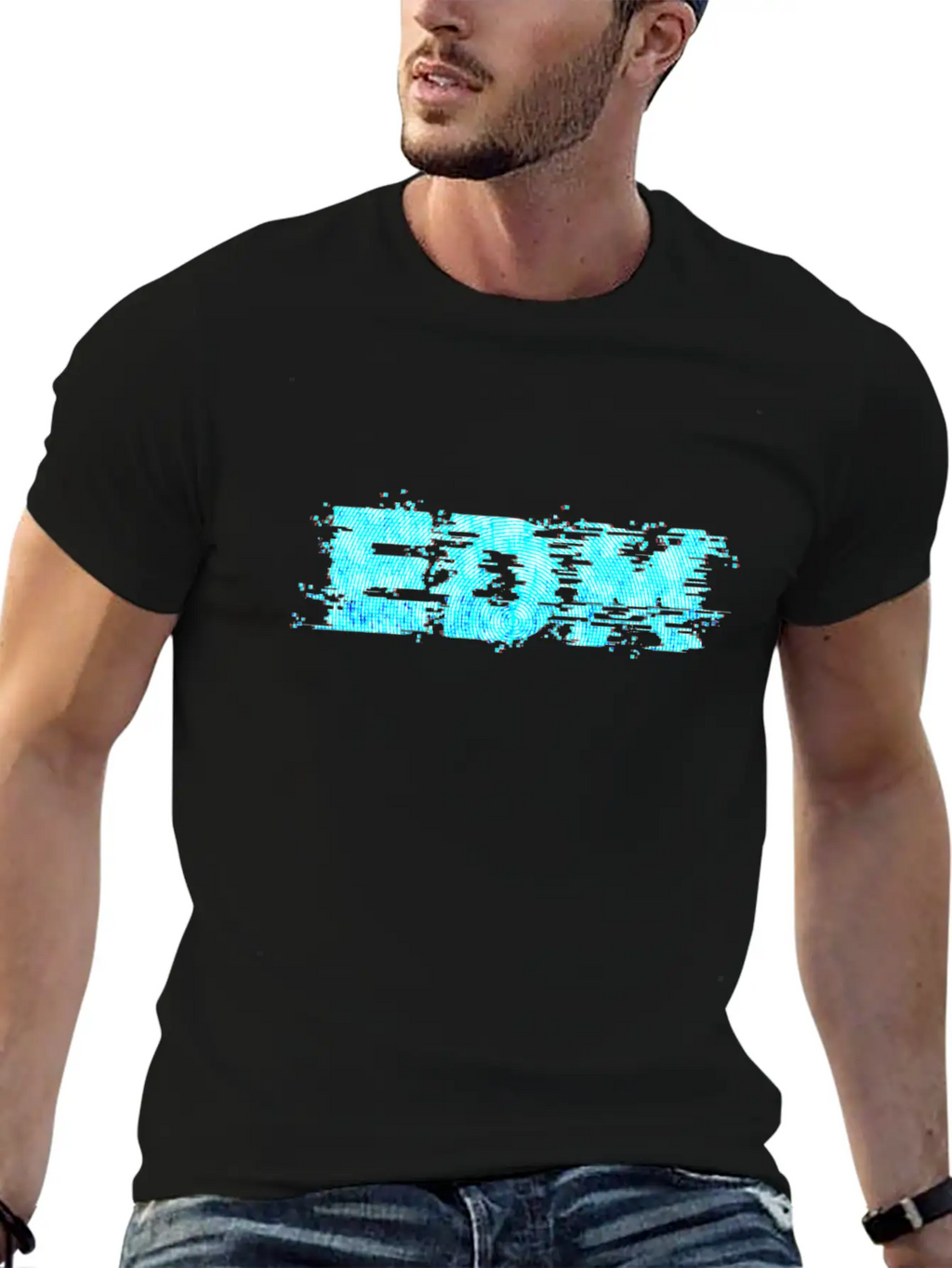 EDM Music Retro Glitch Aesthetics Techno Lover Unisex Casual T-Shirt – Clean Design For Daily Comfort