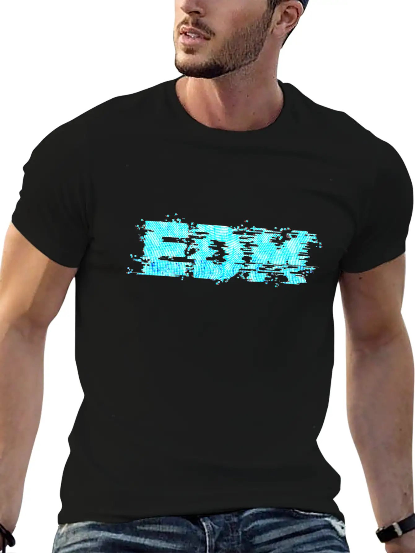 EDM Music Retro Glitch Aesthetics Techno Lover Unisex Casual T-Shirt – Clean Design For Daily Comfort