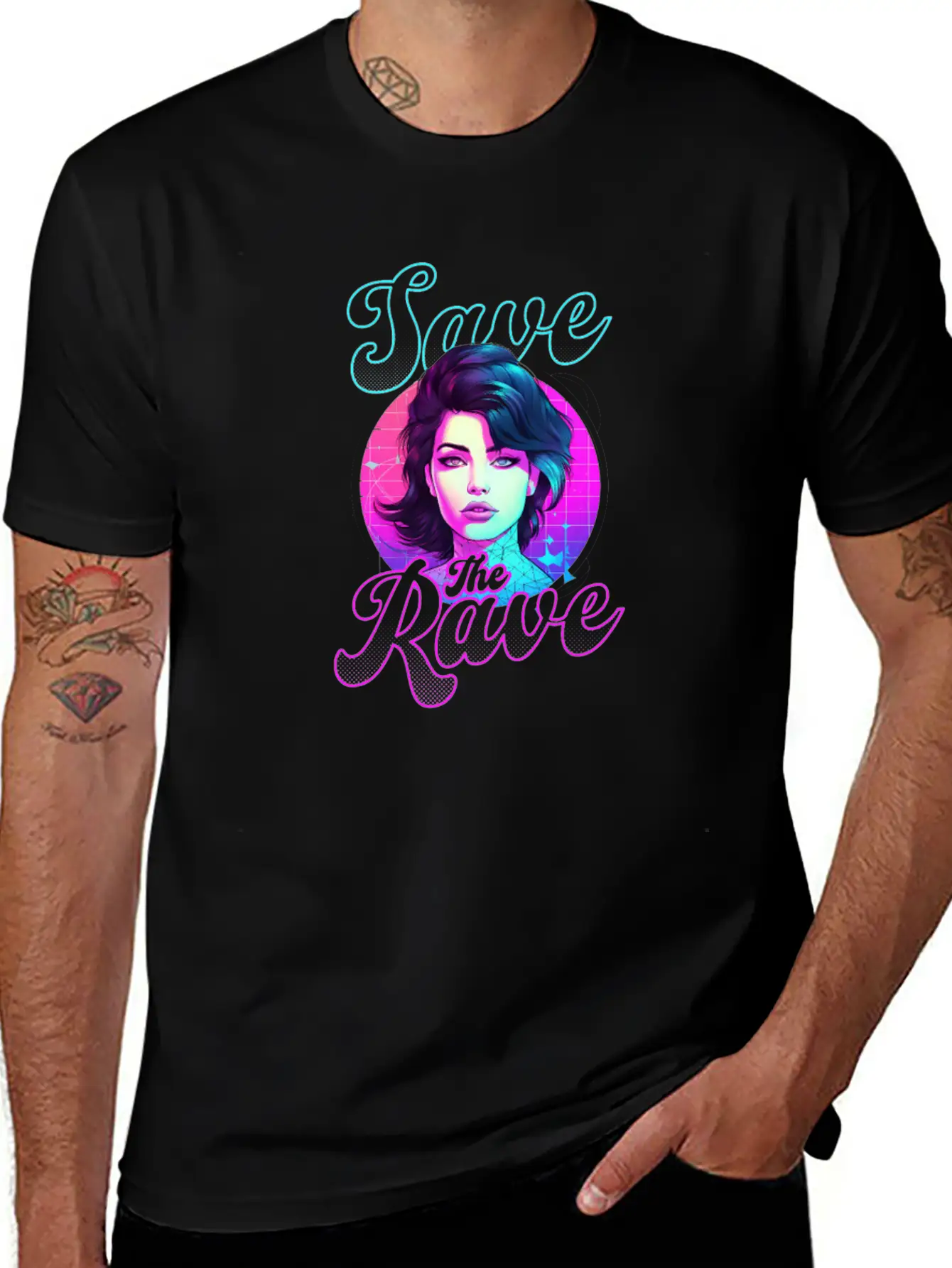 Edm Rave Save The Rave Stylish Everyday T-Shirt – Unisex Basic Cotton Tee