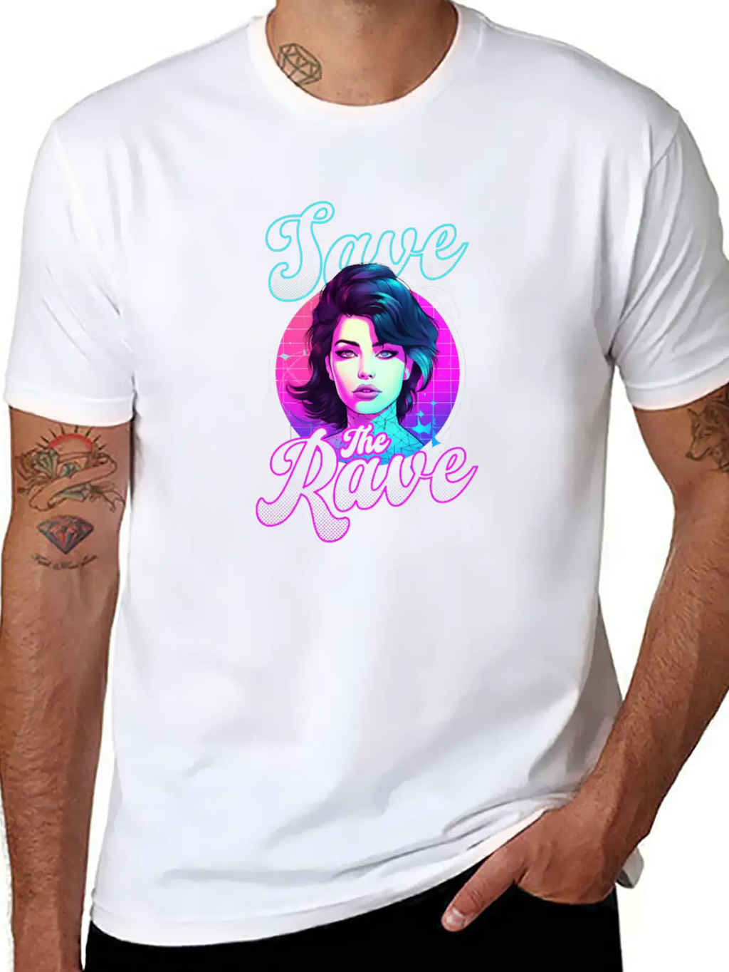 Edm Rave Save The Rave Stylish Everyday T-Shirt – Unisex Basic Cotton Tee