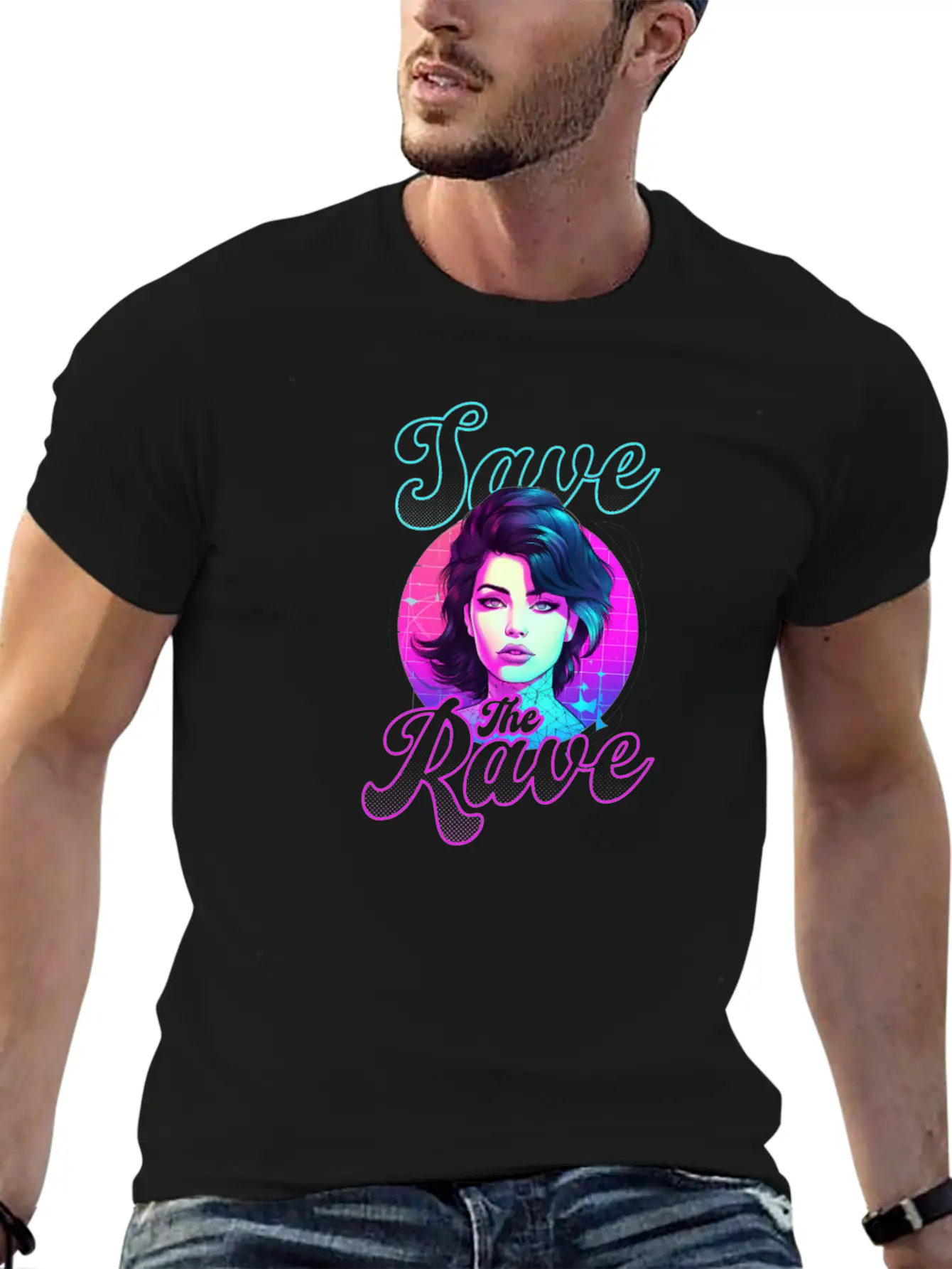 Edm Rave Save The Rave Stylish Everyday T-Shirt – Unisex Basic Cotton Tee