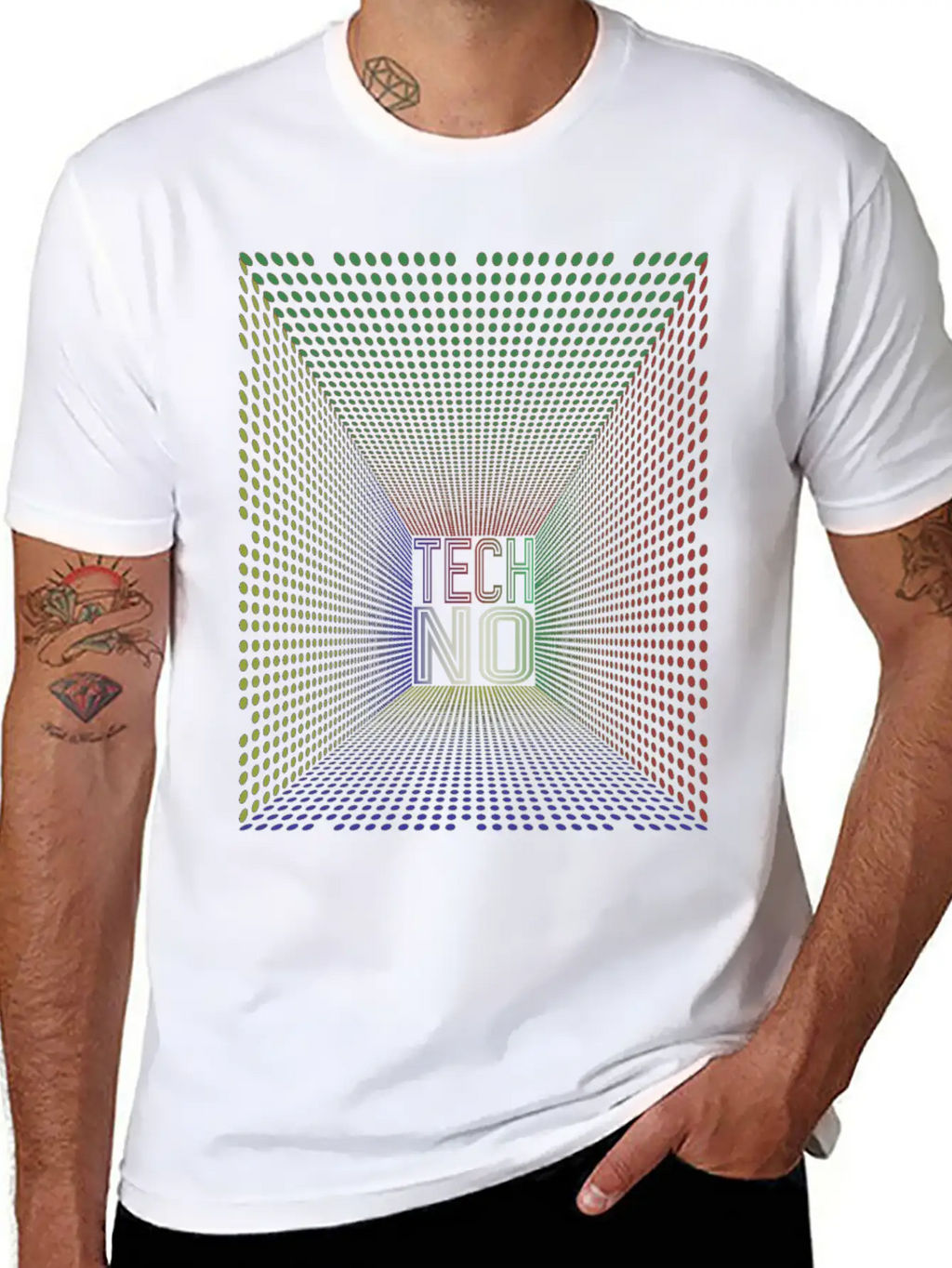 EDM Techno Rave Festival Essential Cotton Tee For Daily Outfits – Unisex Style