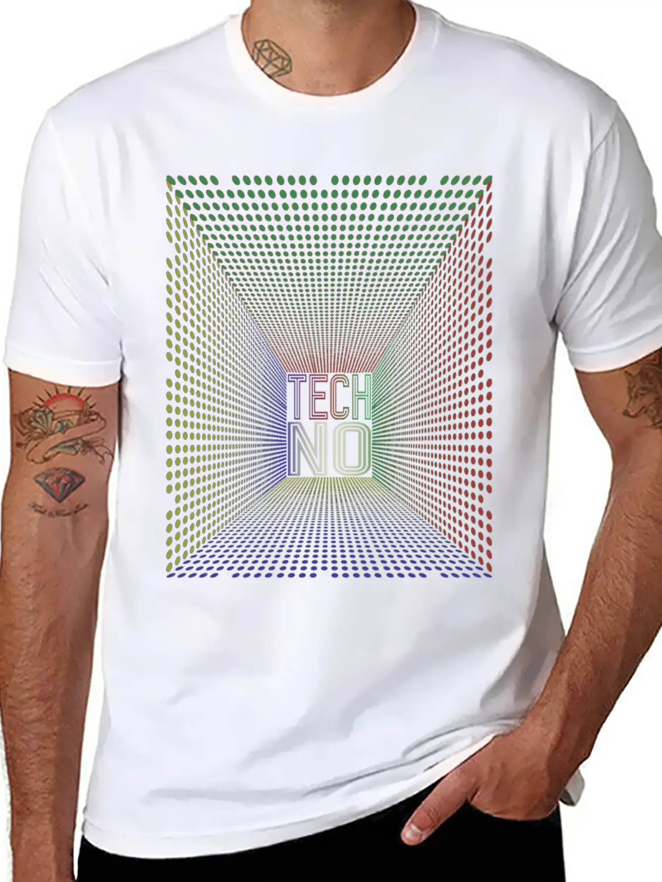 EDM Techno Rave Festival Essential Cotton Tee For Daily Outfits – Unisex Style