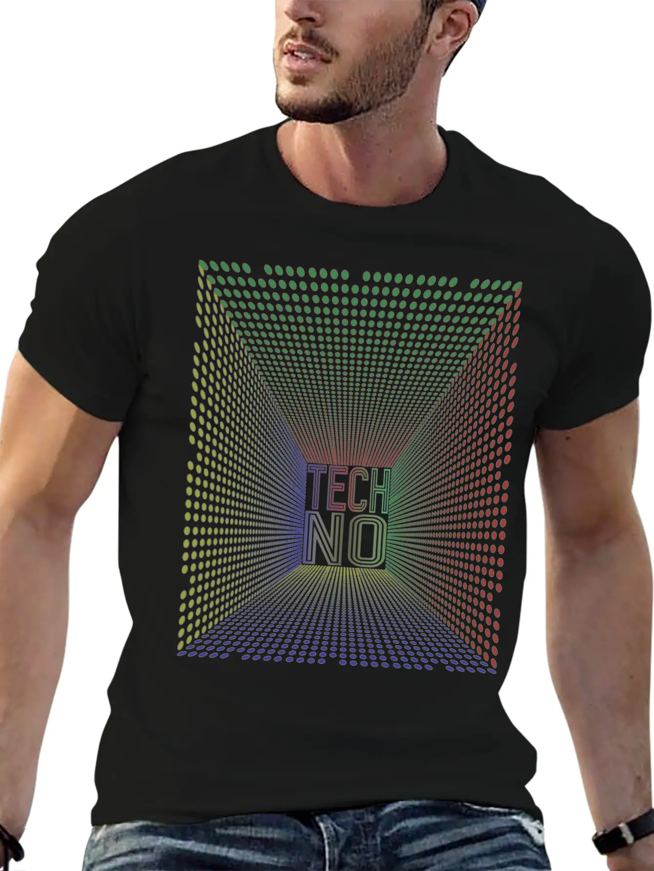 EDM Techno Rave Festival Essential Cotton Tee For Daily Outfits – Unisex Style