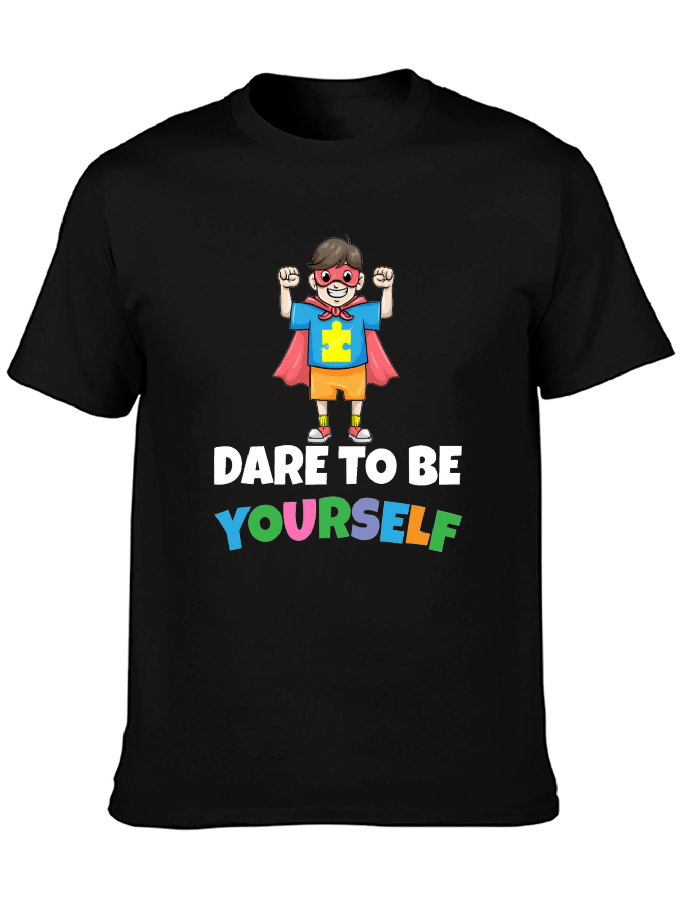 Dare to Be Yourself Autism Awareness T-Shirt