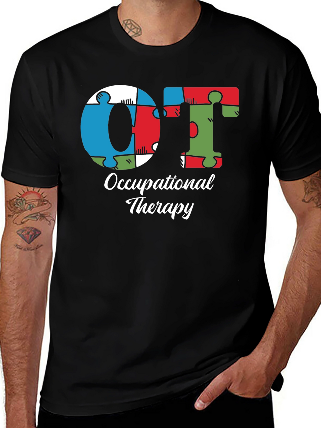 Occupational Therapy Puzzle Piece T-Shirt