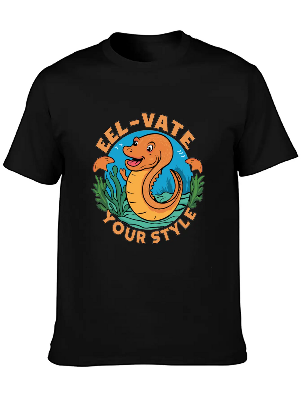 Eel-vate Your Style With This Funny Eel Pun Classic Fit Graphic Tee For Daily Comfort – Unisex Cotton Shirt