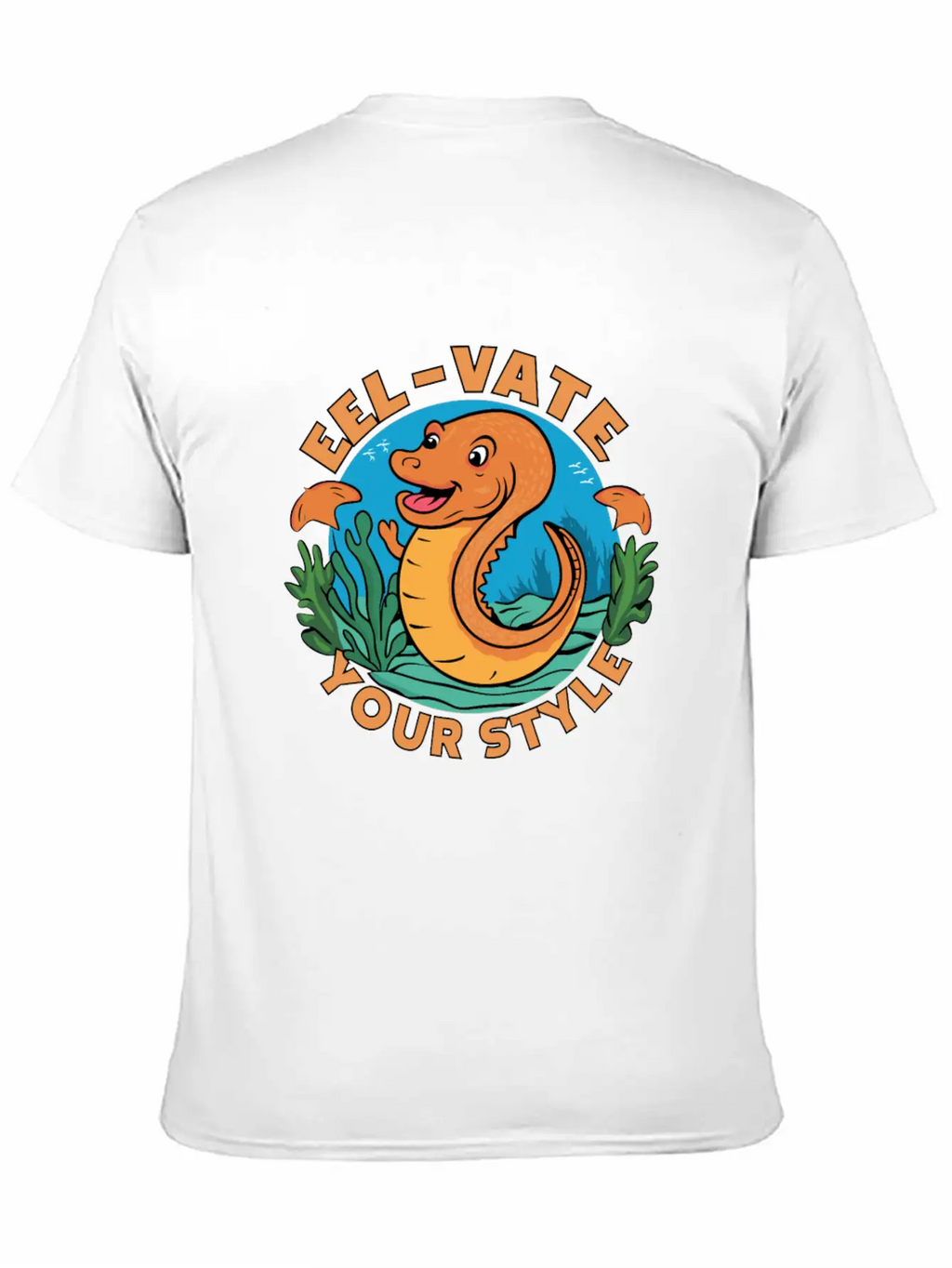 Eel-vate Your Style With This Funny Eel Pun Classic Fit Graphic Tee For Daily Comfort – Unisex Cotton Shirt