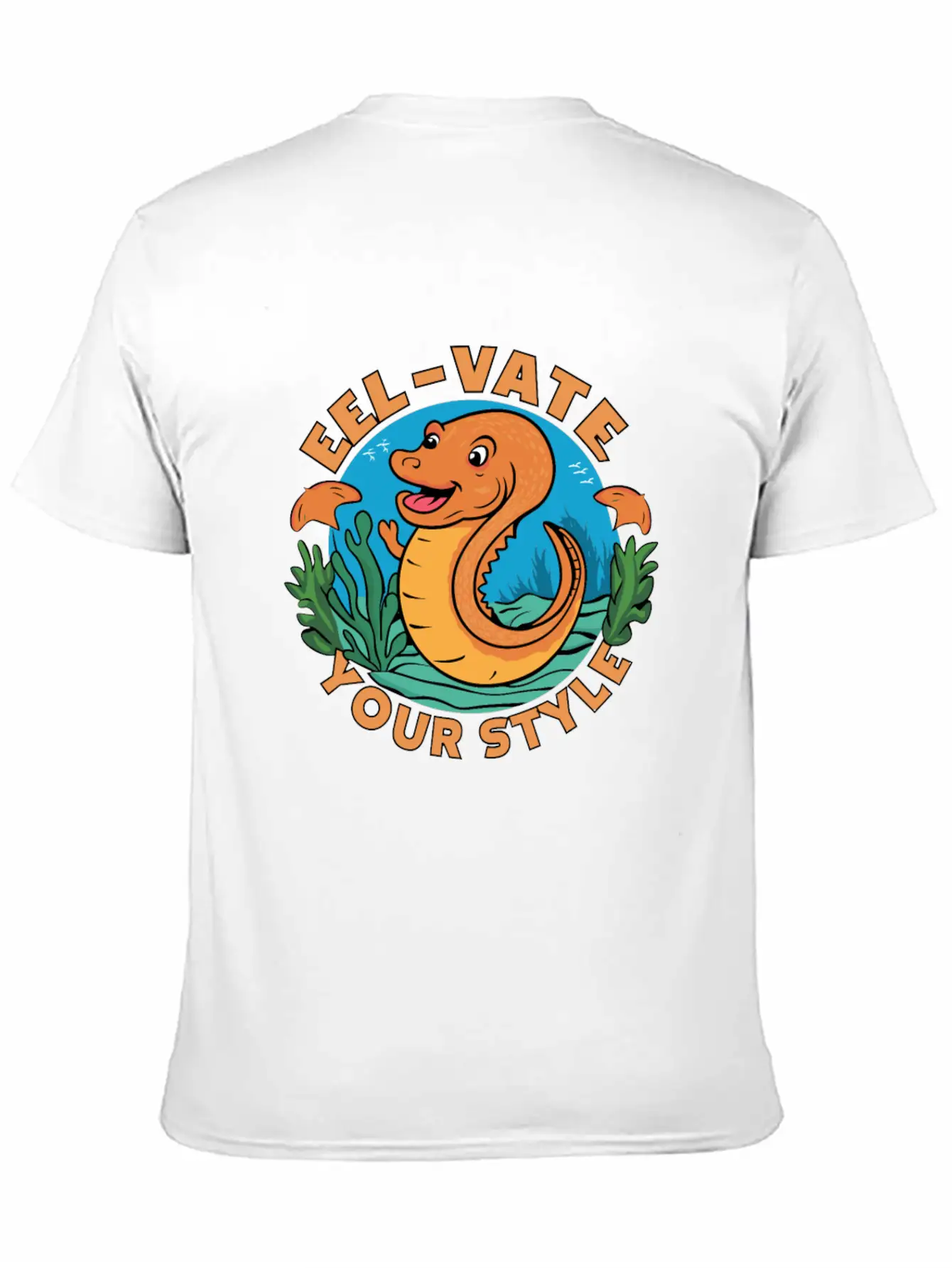 Eel-vate Your Style With This Funny Eel Pun Classic Fit Graphic Tee For Daily Comfort – Unisex Cotton Shirt