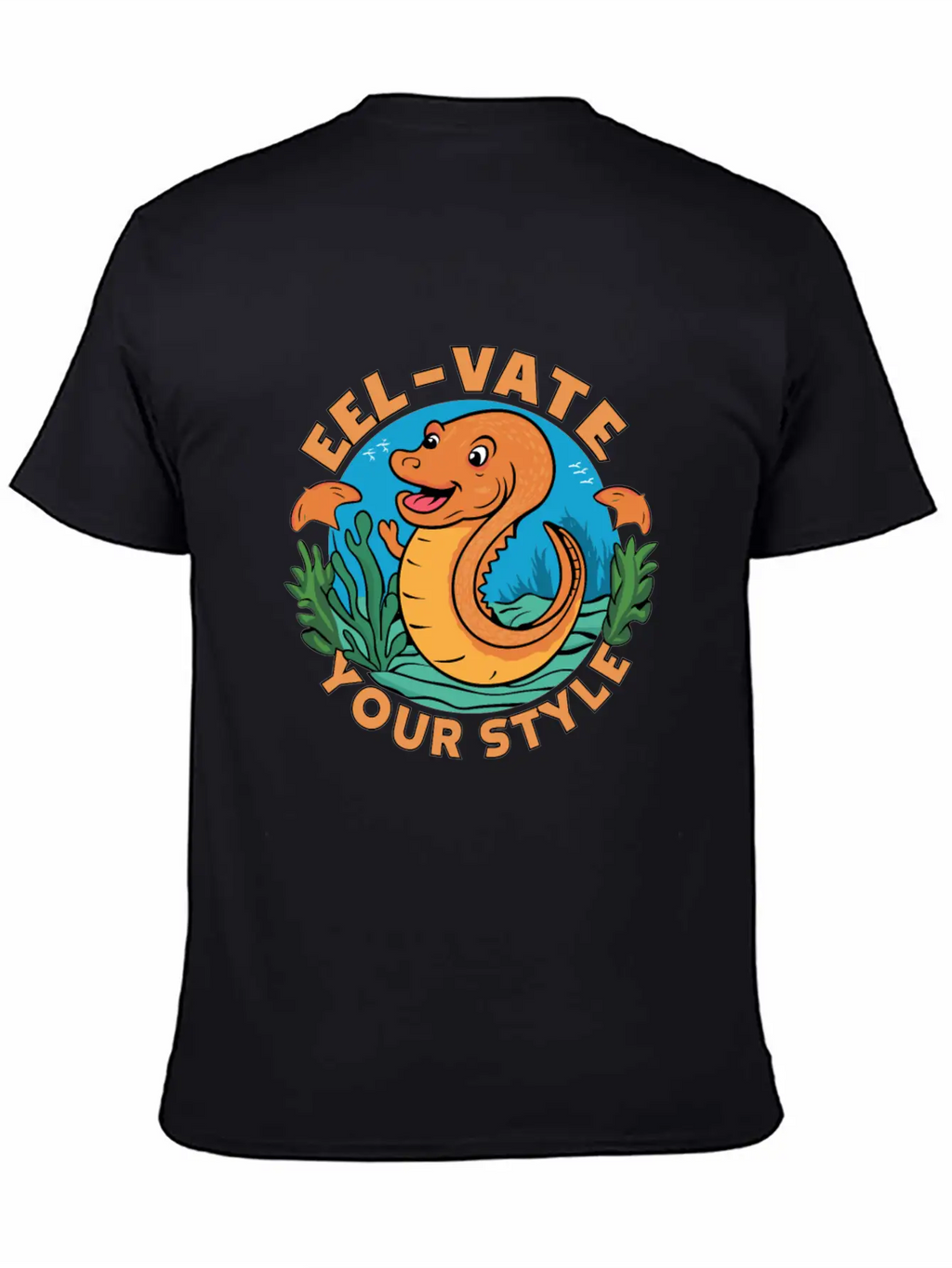 Eel-vate Your Style With This Funny Eel Pun Classic Fit Graphic Tee For Daily Comfort – Unisex Cotton Shirt