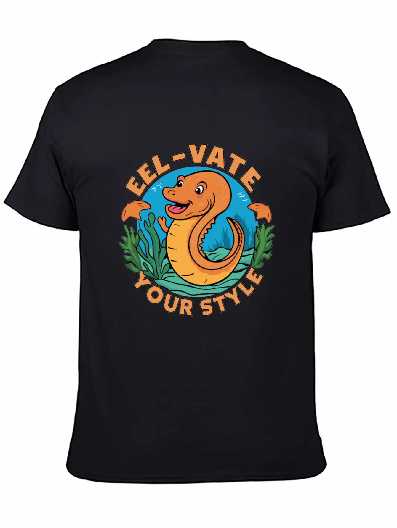 Eel-vate Your Style With This Funny Eel Pun Classic Fit Graphic Tee For Daily Comfort – Unisex Cotton Shirt