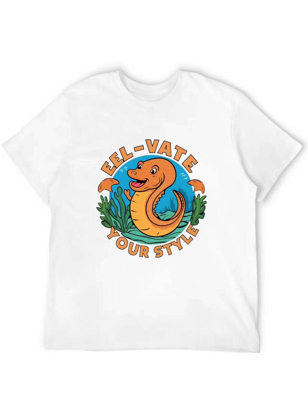 Eel-vate Your Style With This Funny Eel Pun Classic Fit Graphic Tee For Daily Comfort – Unisex Cotton Shirt