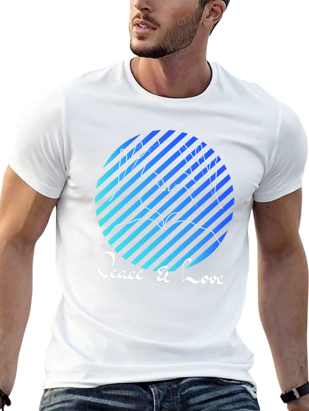 Peace & Love Graphic Tee - Stylish Comfort