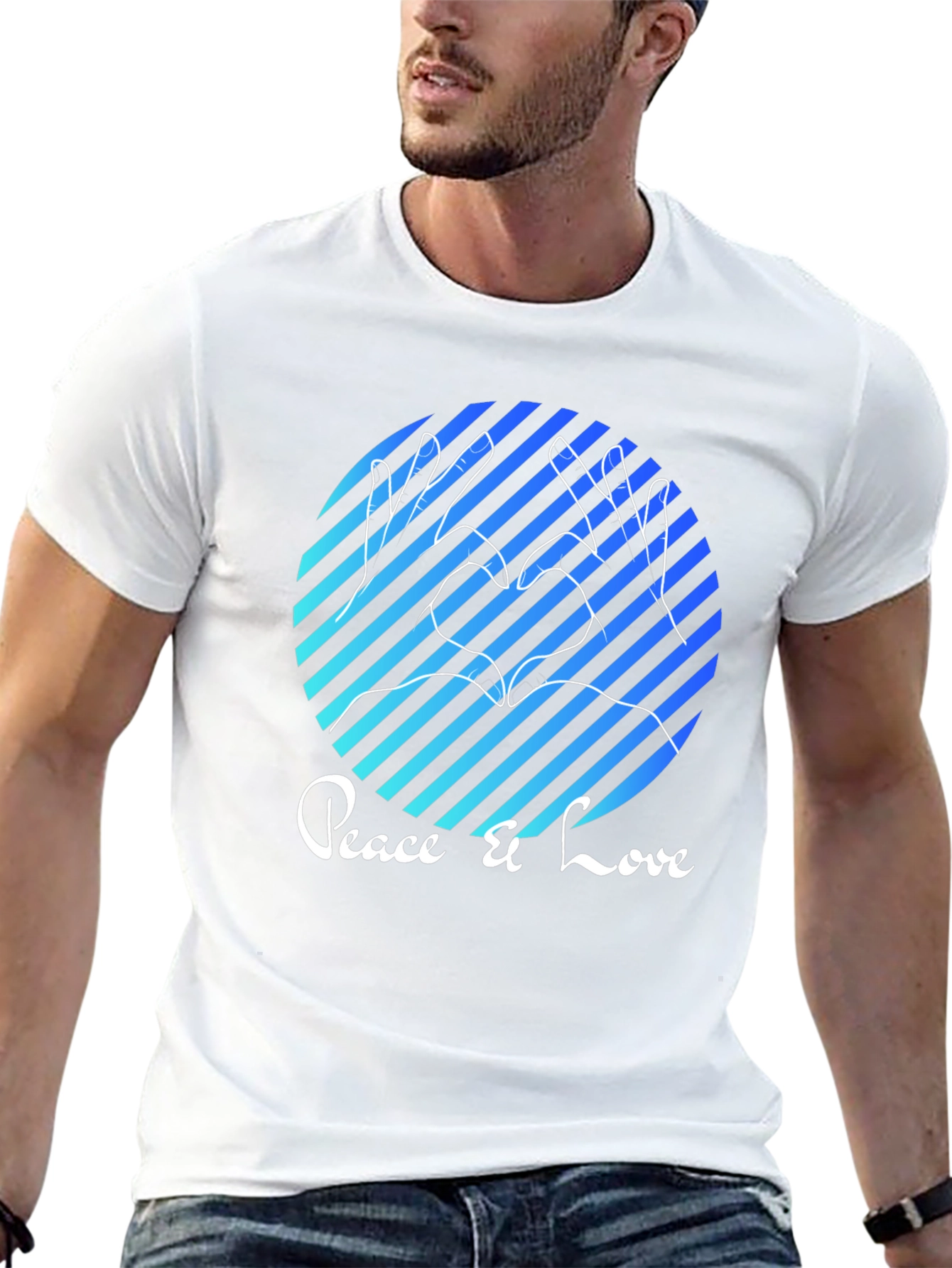 Peace & Love Graphic Tee - Stylish Comfort