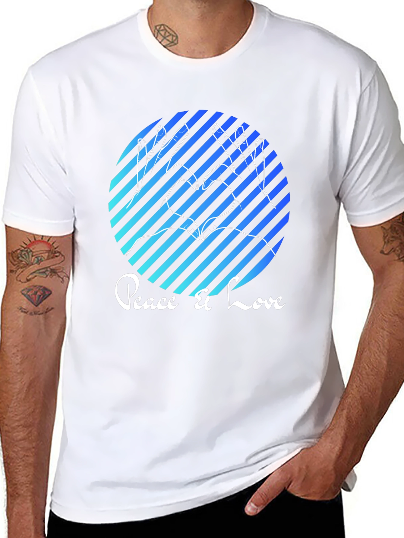 Peace & Love Graphic Tee - Stylish Comfort