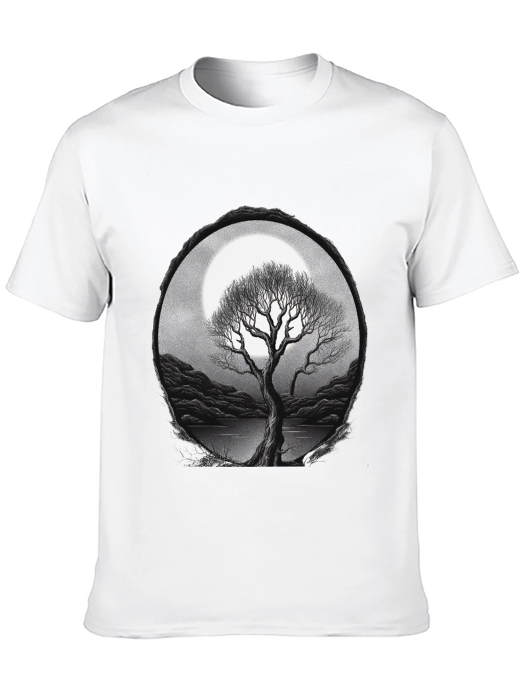 Moonlit Tree Graphic Tee - Unisex