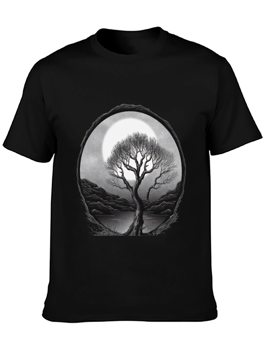 Moonlit Tree Graphic Tee - Unisex