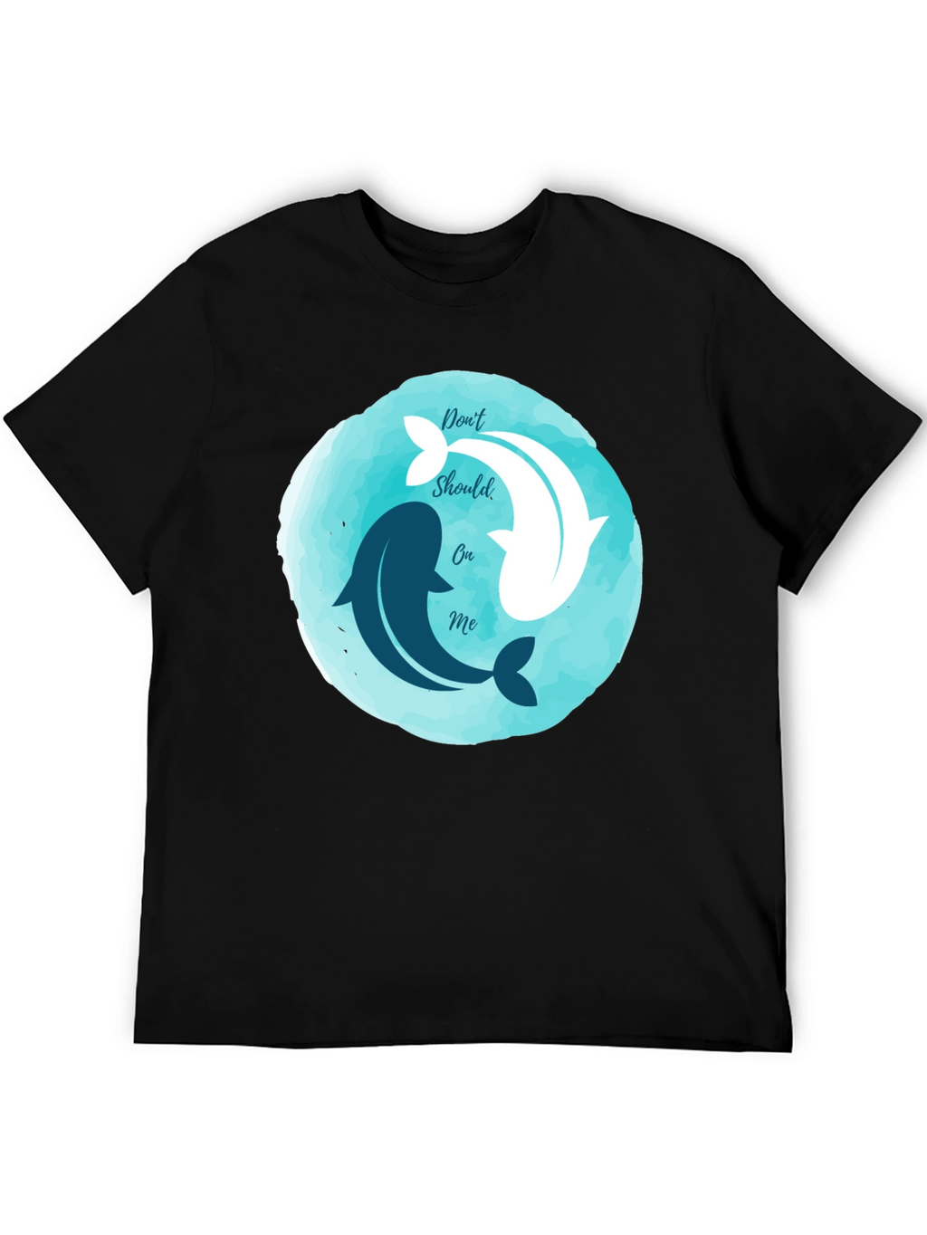 Yin Yang Dolphins Graphic Tee - Relaxed Fit