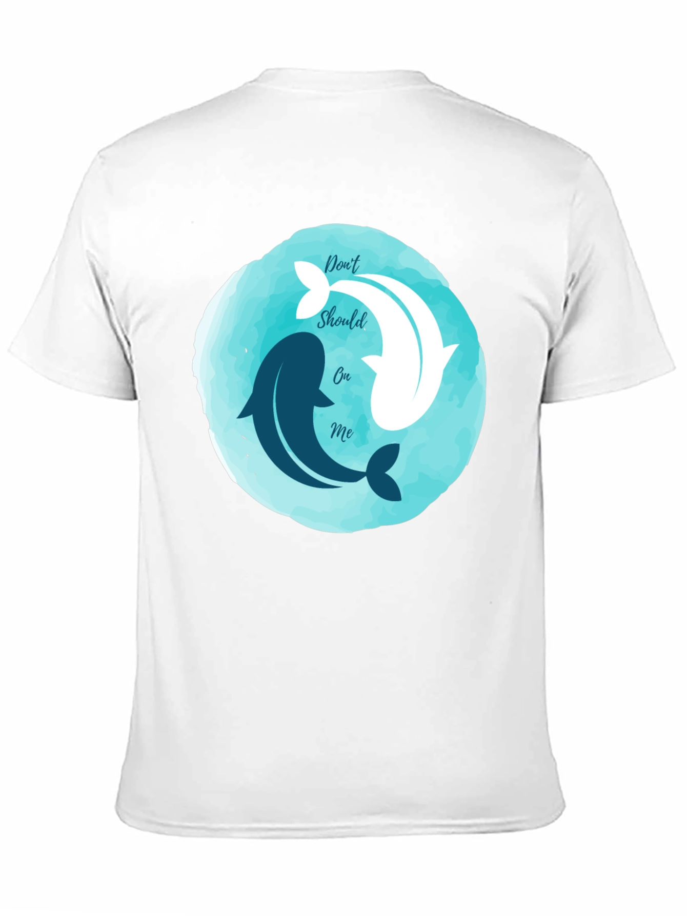 Yin Yang Dolphins Graphic Tee - Relaxed Fit