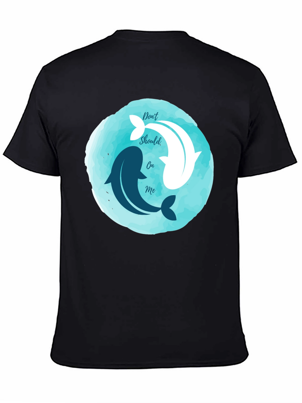 Yin Yang Dolphins Graphic Tee - Relaxed Fit