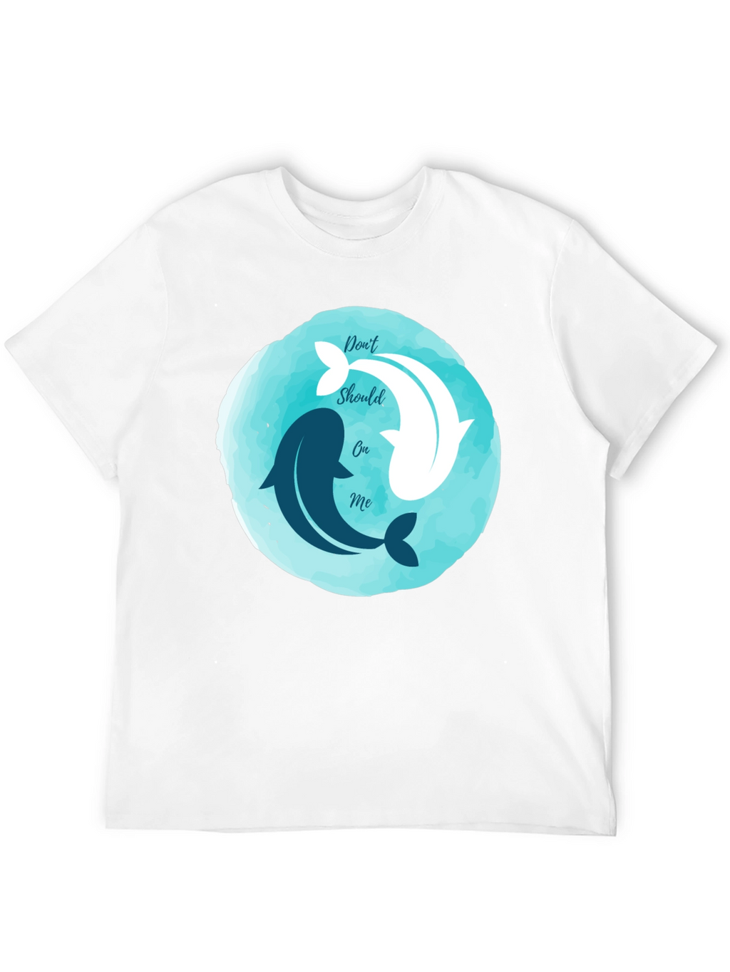 Yin Yang Dolphins Graphic Tee - Relaxed Fit