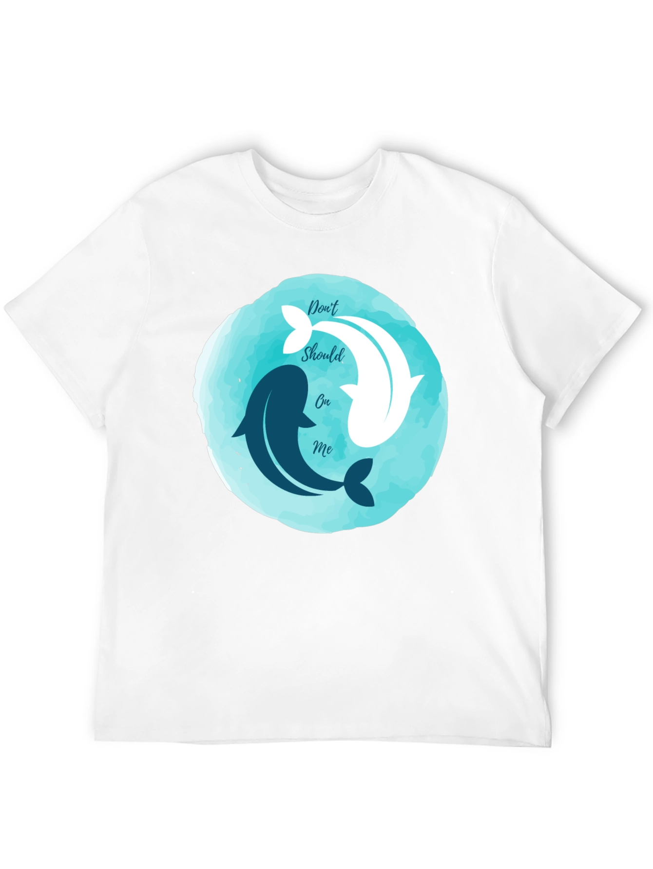 Yin Yang Dolphins Graphic Tee - Relaxed Fit