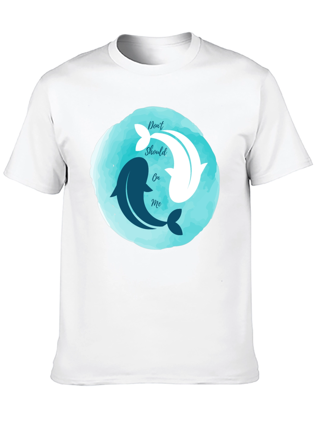 Yin Yang Dolphins Graphic Tee - Relaxed Fit