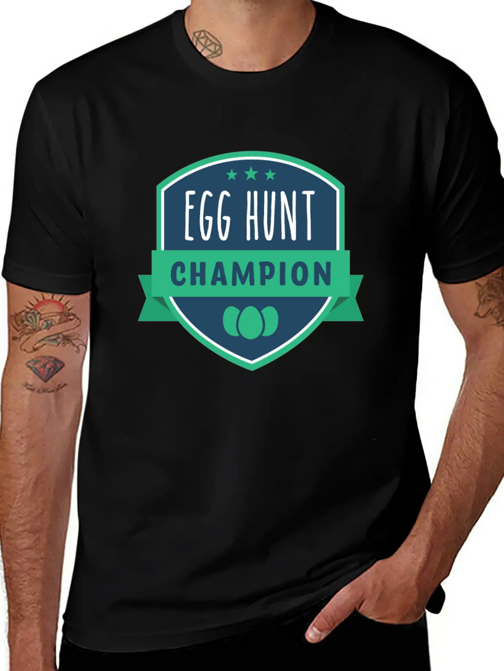 Egg Hunt Competition Unisex Casual T-Shirt – Clean Design For Daily Comfort