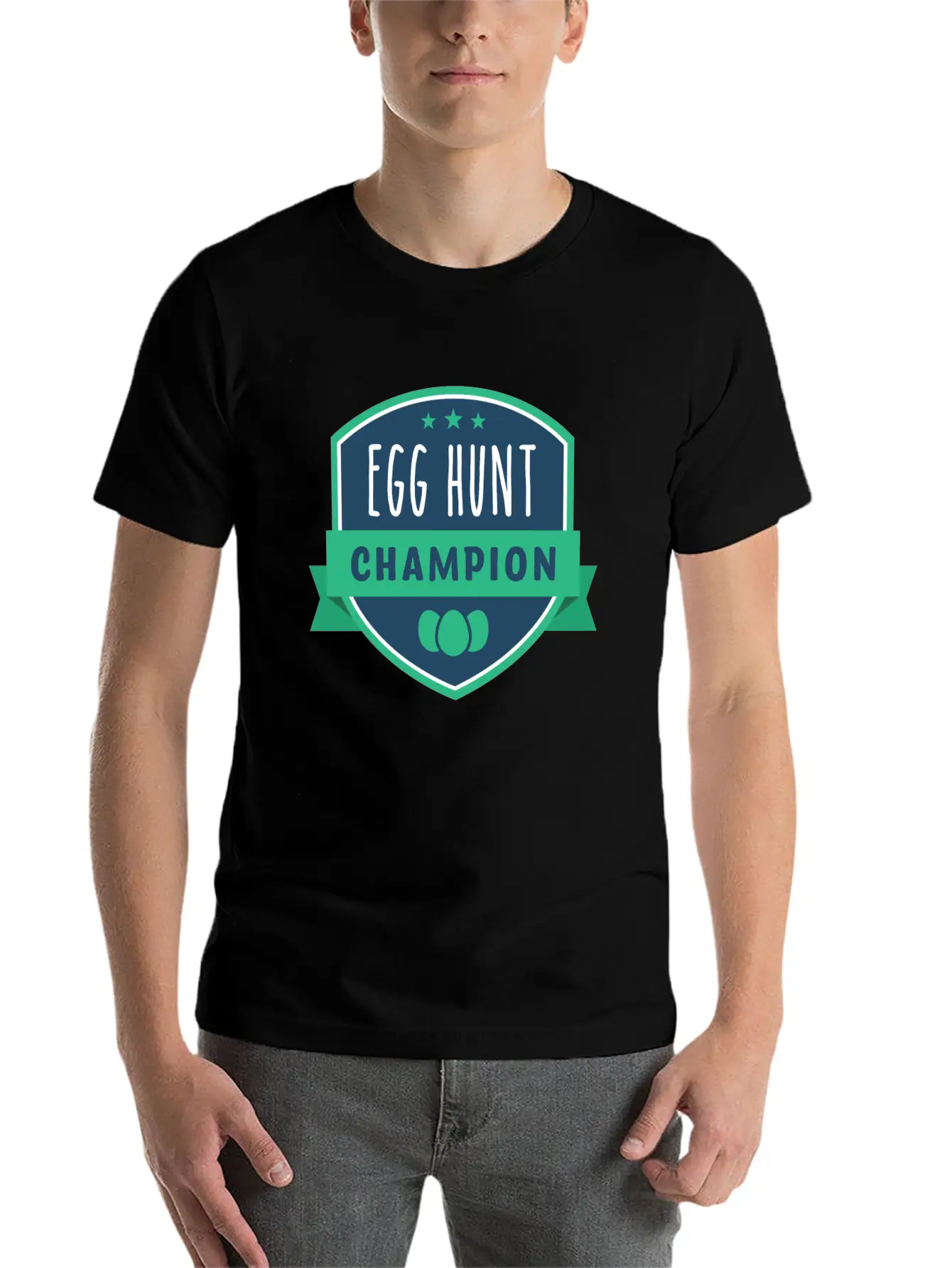 Egg Hunt Competition Unisex Casual T-Shirt – Clean Design For Daily Comfort