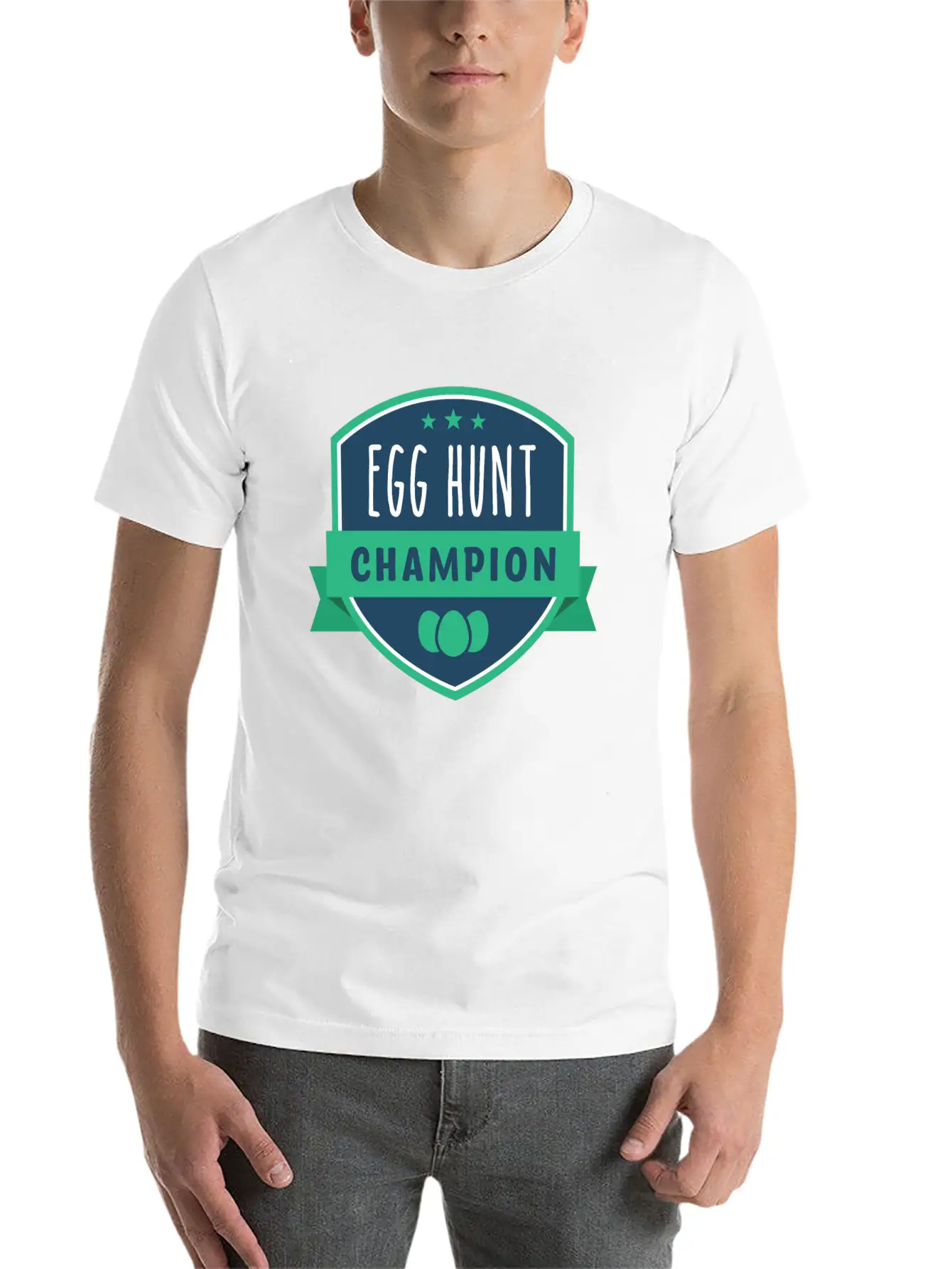 Egg Hunt Competition Unisex Casual T-Shirt – Clean Design For Daily Comfort