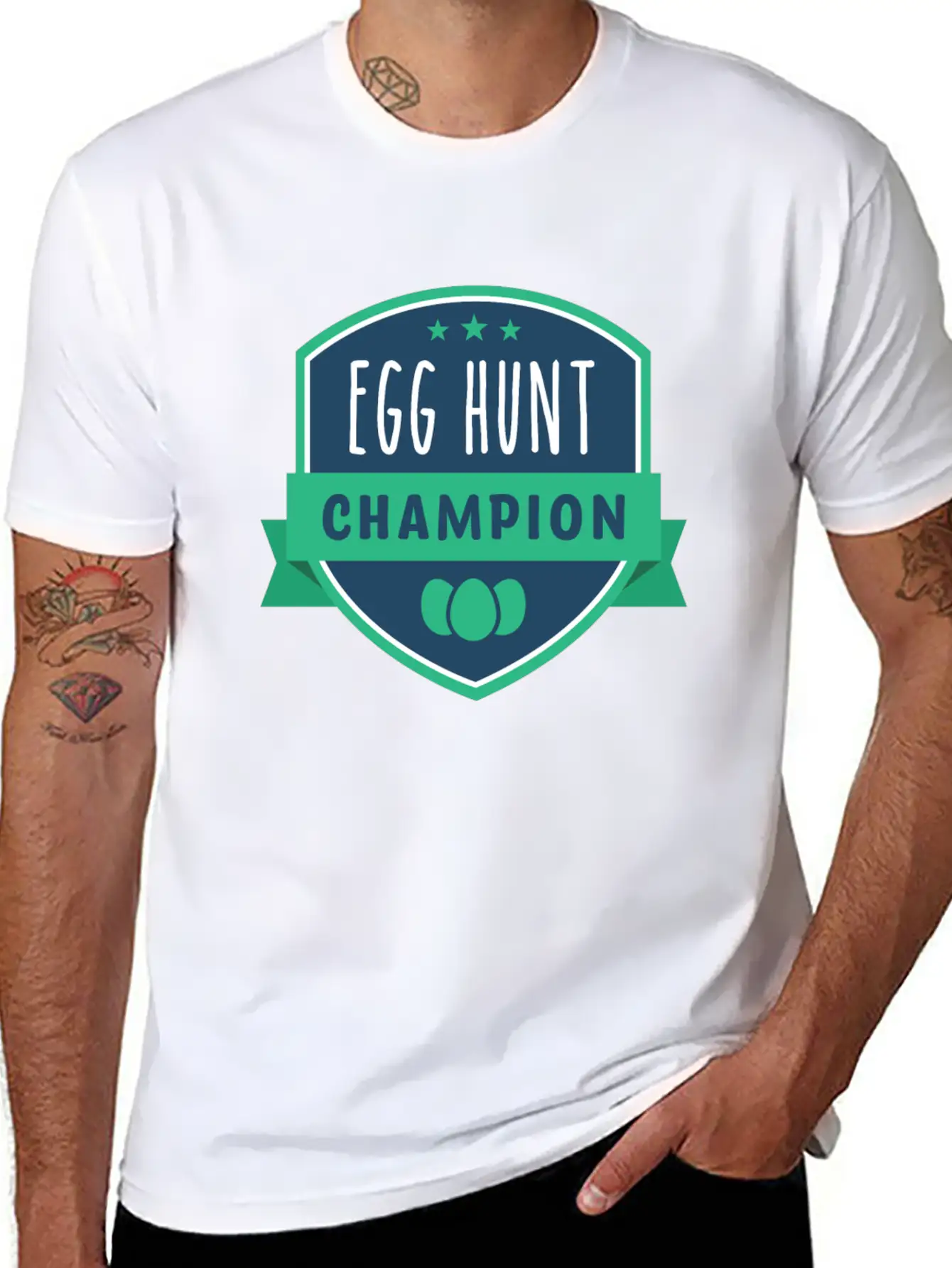 Egg Hunt Competition Unisex Casual T-Shirt – Clean Design For Daily Comfort