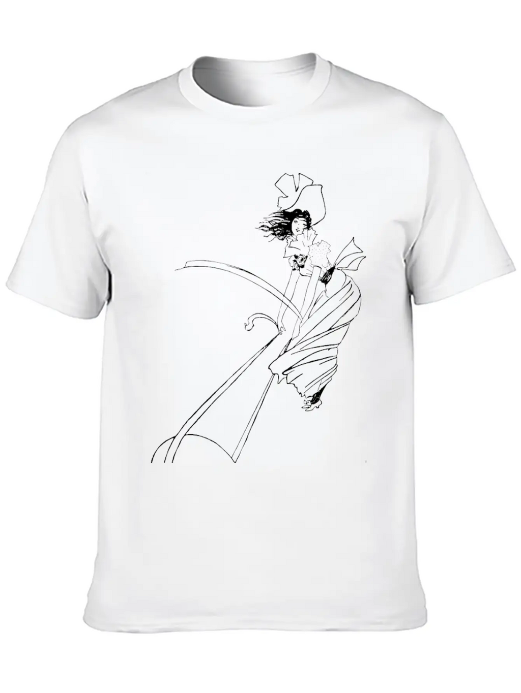 Egg Lady Breathable Soft Cotton T-Shirt – Timeless Casual Look