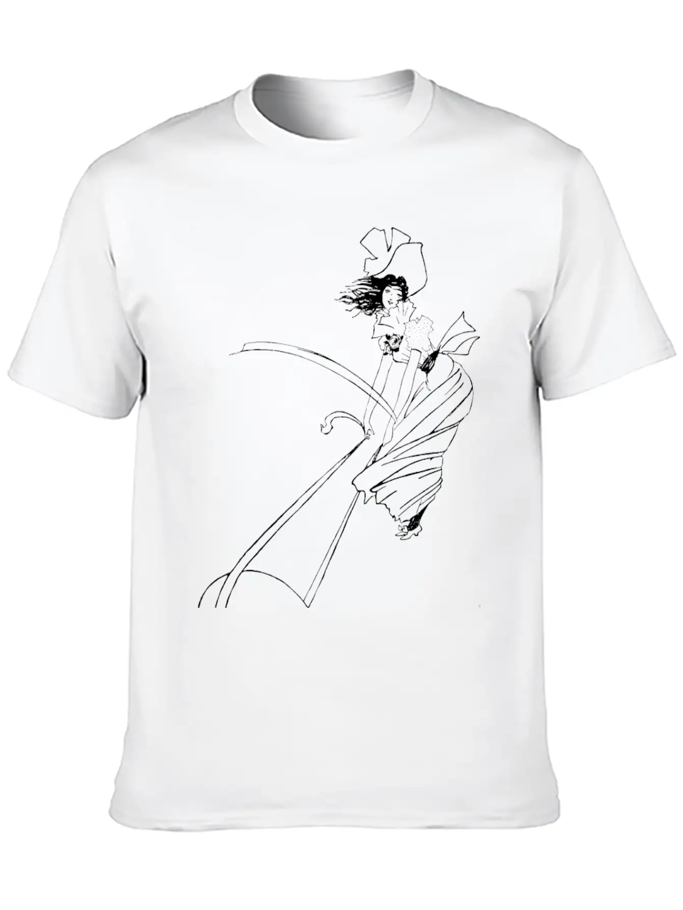 Egg Lady Breathable Soft Cotton T-Shirt – Timeless Casual Look