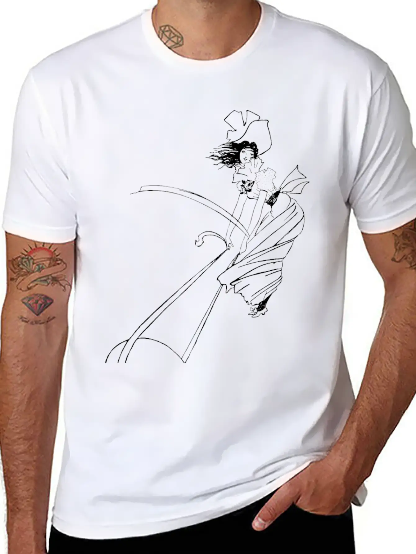 Egg Lady Breathable Soft Cotton T-Shirt – Timeless Casual Look