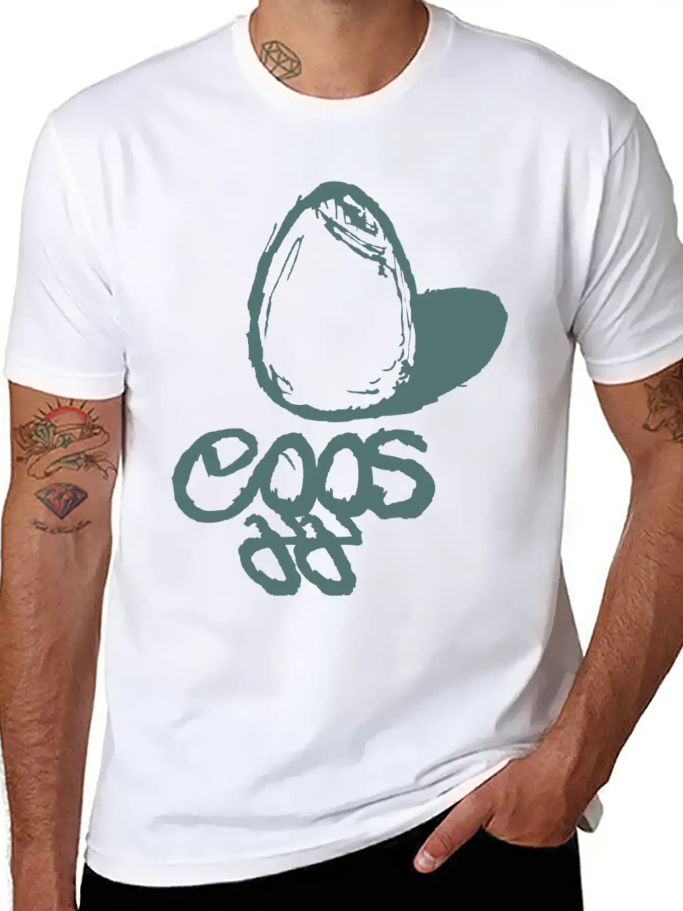 Eggs Art Breathable Soft Cotton T-Shirt – Timeless Casual Look