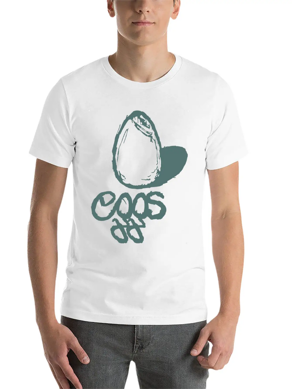 Eggs Art Breathable Soft Cotton T-Shirt – Timeless Casual Look
