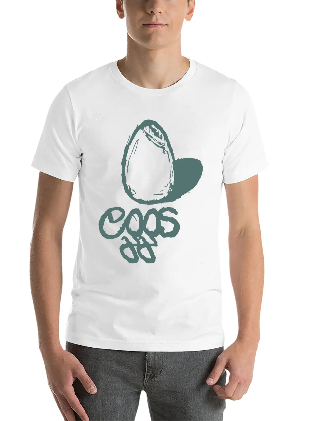 Eggs Art Breathable Soft Cotton T-Shirt – Timeless Casual Look