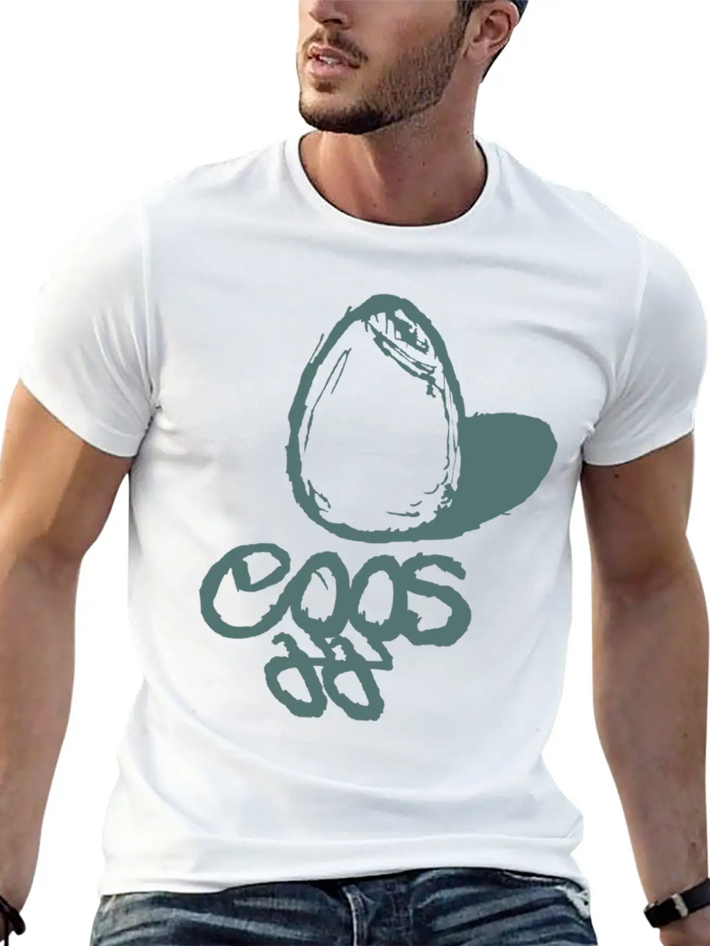 Eggs Art Breathable Soft Cotton T-Shirt – Timeless Casual Look