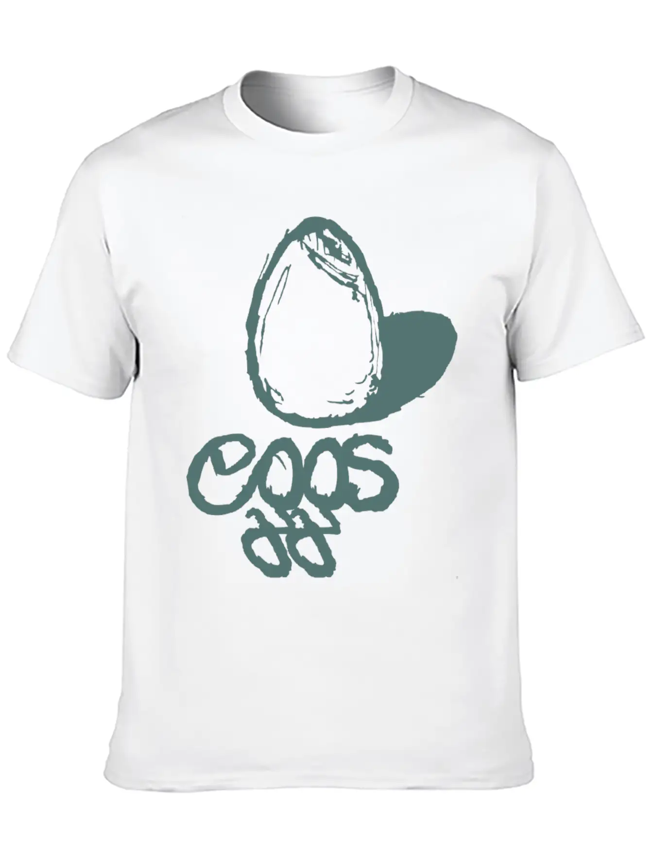 Eggs Art Breathable Soft Cotton T-Shirt – Timeless Casual Look