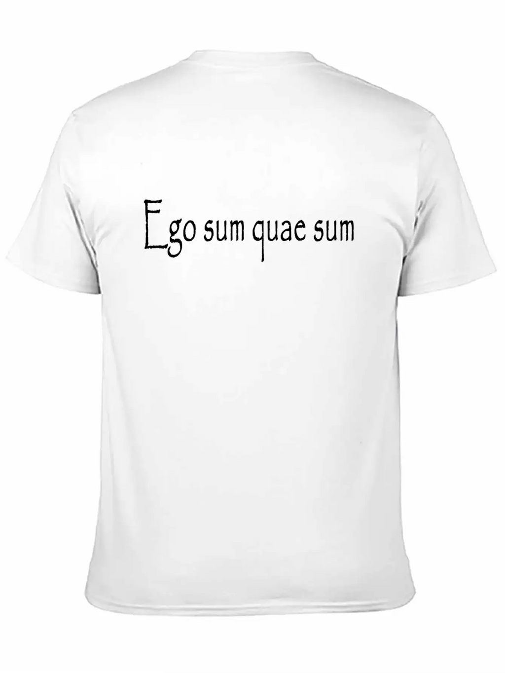 Ego Sum Quae Sum - I Am What I Am Breathable Soft Cotton T-Shirt – Timeless Casual Look